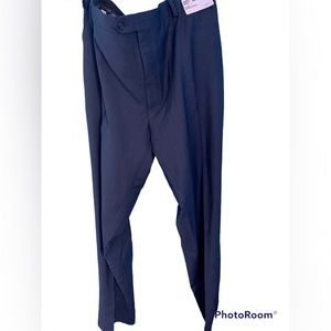 Joseph Abboud Joe Wool Blue Pants NWT Size 46